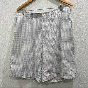 Bolle Golf Tech Mens‎ Shorts White checkered Size W34